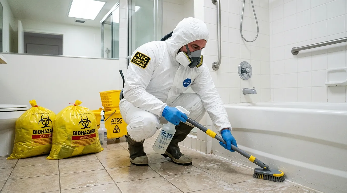 Decontamination equipment deployed for Blood Cleanup in Park Slope